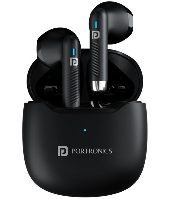 Portronics Twins S12 On Ear TWS Black