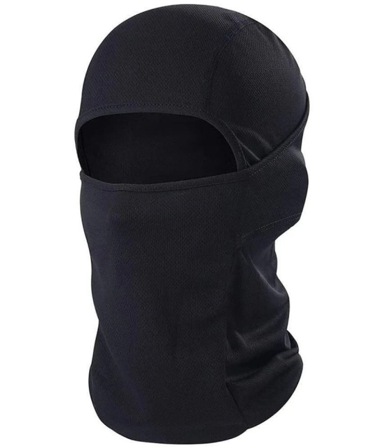 Black Cotton Anti Pollution Face Cover Balaclava