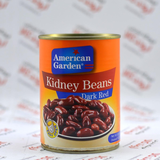 American Garden Kidney Beans  Dark Red 400 G Bottle