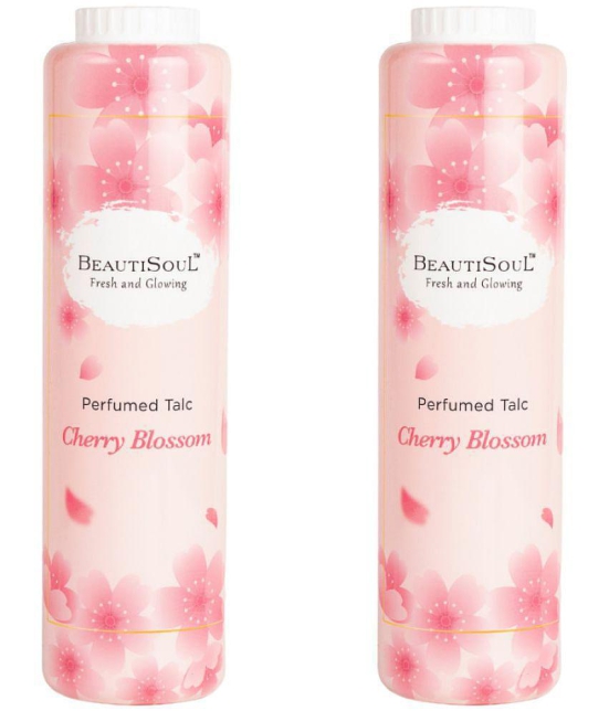 Beautisoul Beautisoul Cherry Blossom Talcum Powder Cherry Blossom 300 g + 300 g Talc 600 gm Pack of 2