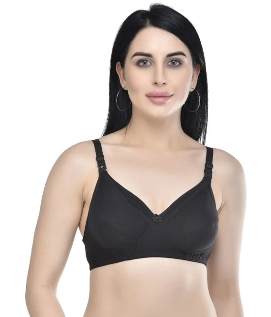 Desiprime Poly Cotton Everyday Bra - Black Single - 38B