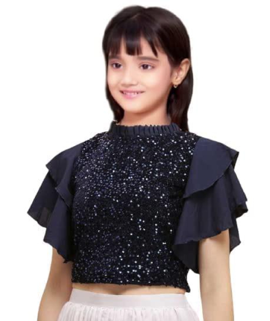 4jstar Kids Tops Bodycon Party top for Girls