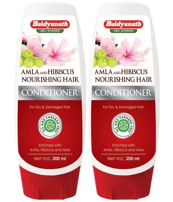 Baidyanath Amla & Hibiscus Hair Conditioner Liquid 200 ml Pack Of 2