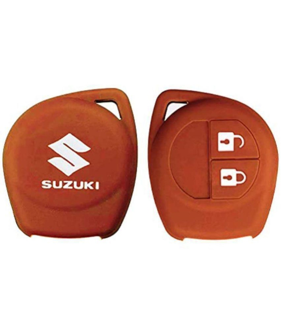 Keycase Silicone Car Key Cover for Maruti Suzuk 2 Button Key Cover