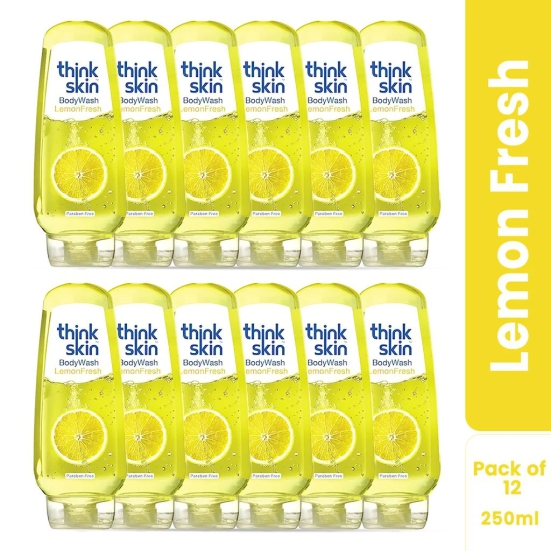 Think Skin Lemon Fresh Body wash 250ml (Pack of 12)