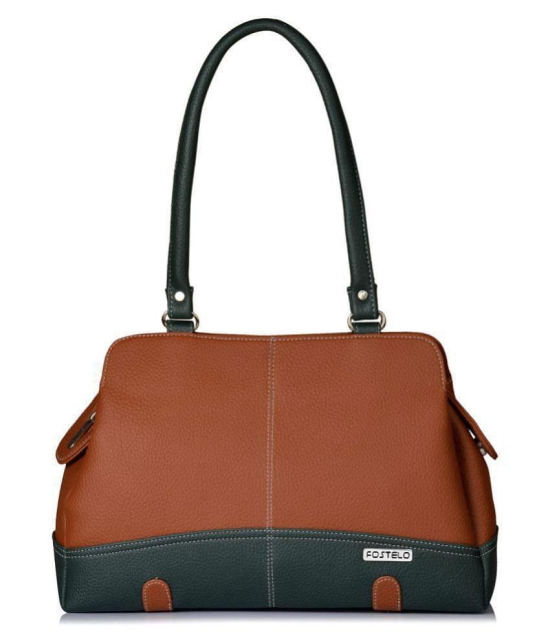 Fostelo - Tan  PU Shoulder Bag - Tan