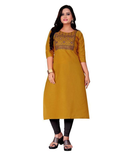 Rangrasiya - Multicolor Cotton Blend Women's Straight Kurti ( Pack of 1 ) - 6XL