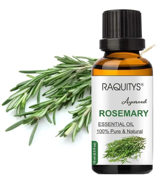 RAQUITYS Rosemary Essential Oil | Hair Growth, Skin, Face | PURE 15ML