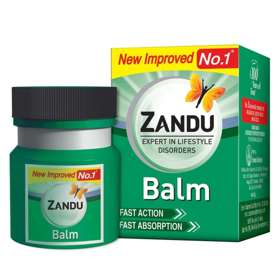 Zandu Balm For Headache Backache & Cold 8 Ml