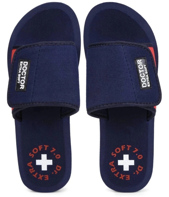 DOCTOR EXTRA SOFT - Navy  Womens Slide Flip flop - None