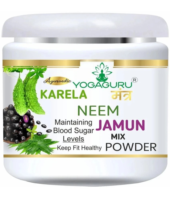 YOGAGURU MANTR Neem Karela Jamun Powder for Maintaining Blood Sugar Levels (200 g)