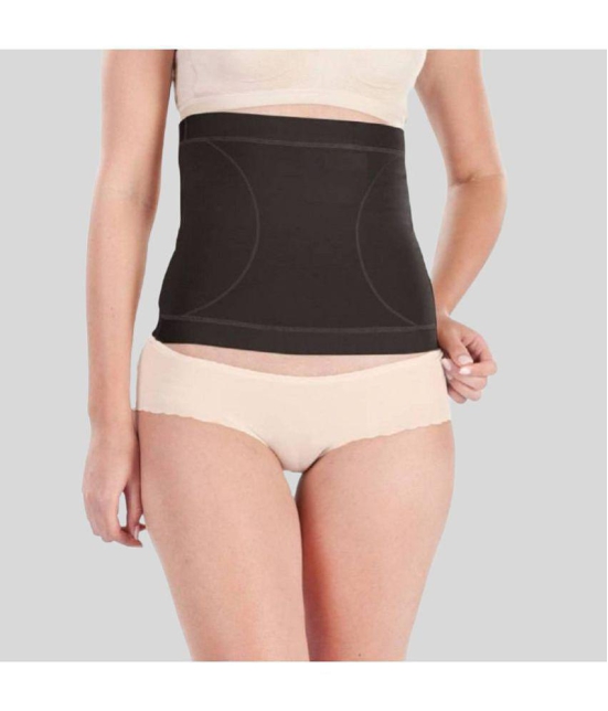 SELETA - Black Cotton Women's Tummy Tucker ( Pack of 1 ) - None