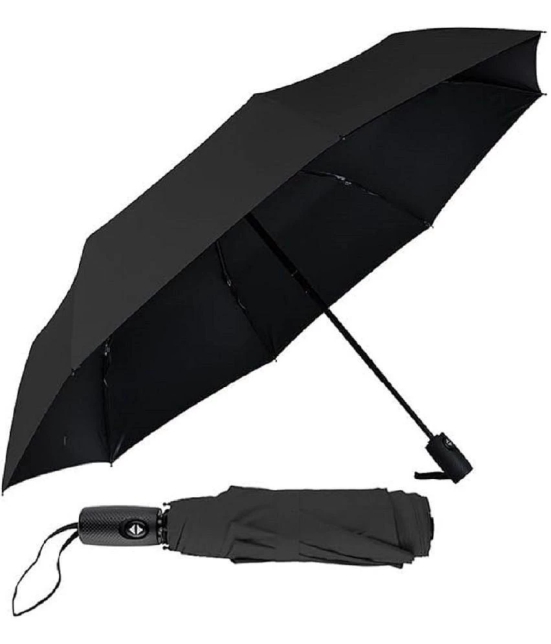 EIGHTEEN ENTERPRISE Black 2 Fold Umbrella - Black