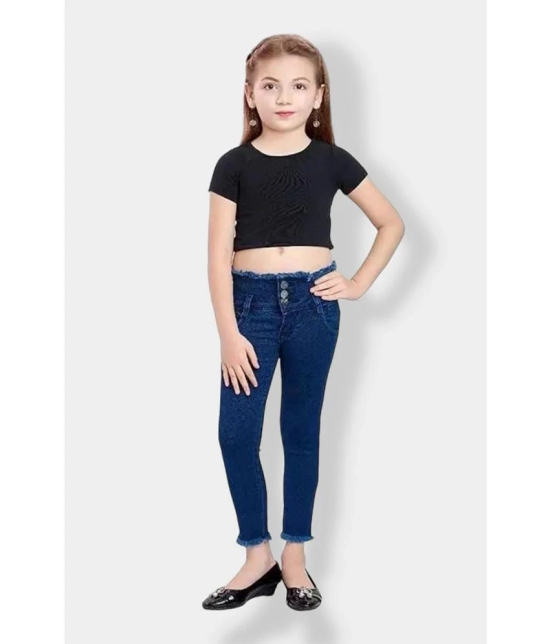 ICONIC ME Kids Girls Premium Denim Jeans - None