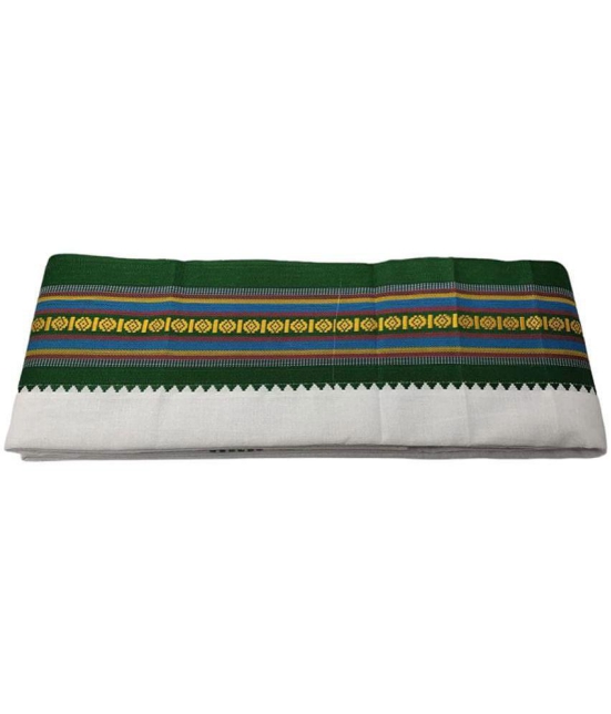 Akhil - Cotton Green Embroidered Bath Towel ( Pack of 1 ) - Green