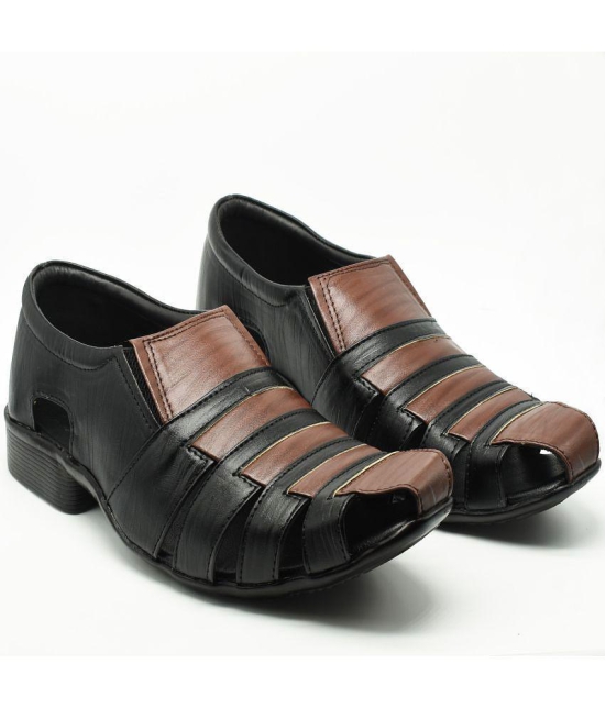 Dream Makers - Black Men's Sandals - None