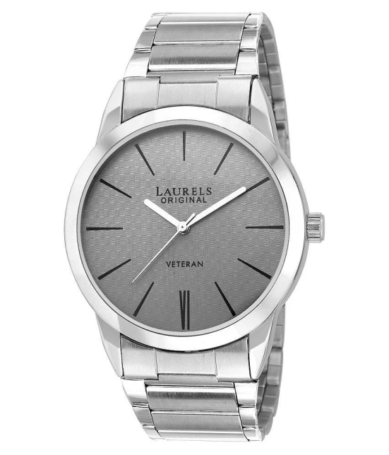 Laurels Silver Analog Watch