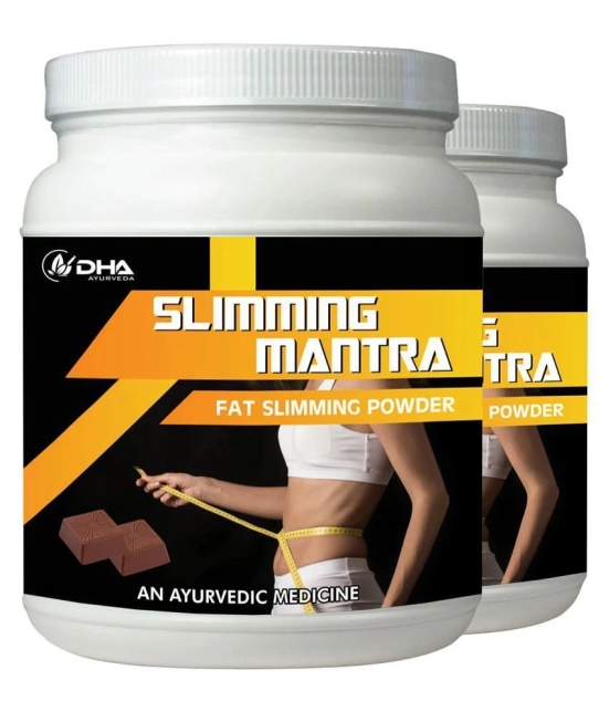 DHA Ayurveda Slimming Mantra- Herbal Fat Burner Choco Powder 200 gm Pack Of 2