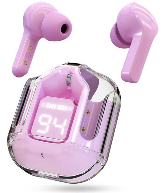 Neo ULTRAPOD Bluetooth True Wireless (TWS) On Ear 30 Hours Playback Active Noise cancellation IPX4(Splash & Sweat Proof) Pink