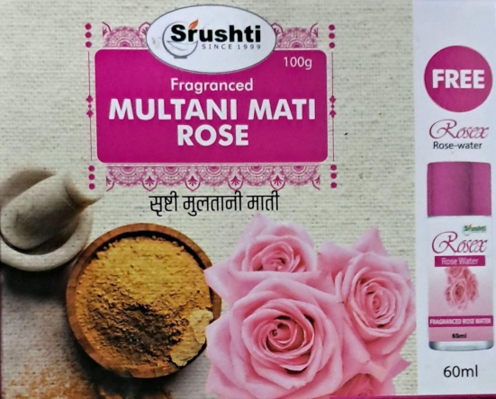 SRUSHTI MULTANI MATI ROSE100GM