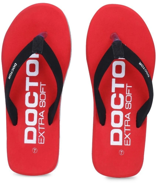 DOCTOR EXTRA SOFT - Red EVA Daily Slipper - None