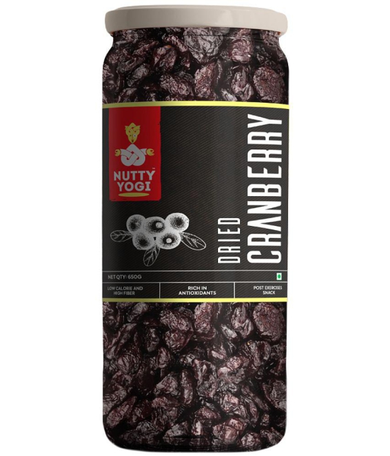 Nutty Yogi Cranberry  650g | Cranberry, Healthy Snack for kids and adults | High Nutrient and Antioxidant
