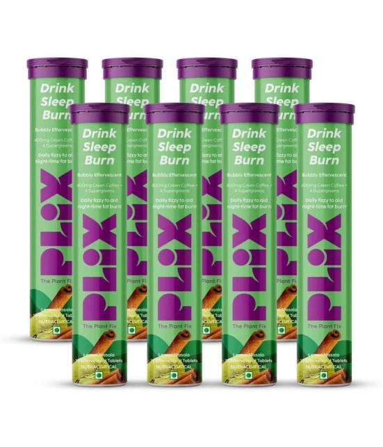 The Plant Fix Plix Drink Sleep Burn with Green Coffee(8 x 15 Tablets)