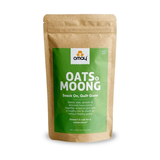 Omay Foods Oats & Moong Mix - Trail Mix, 400 gm Pouch