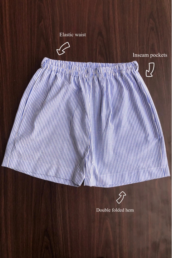 Women High waist basic shorts-XS