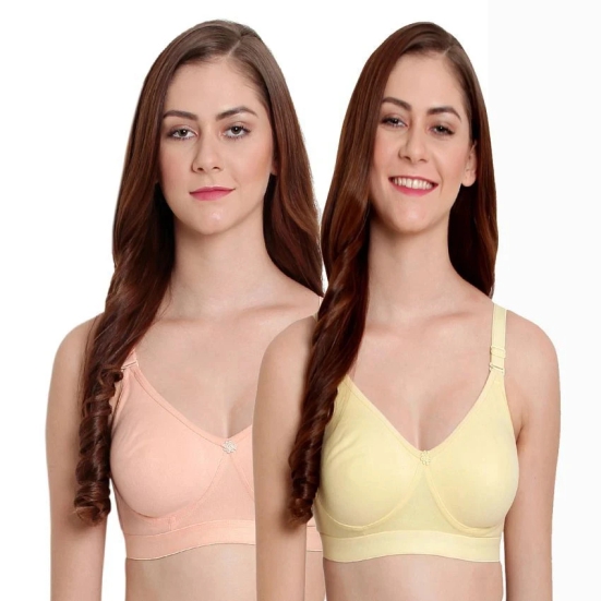 Elina Cotton T-Shirt Bra - Multi Color - 36C