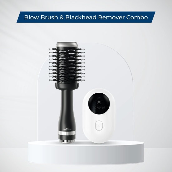 Blow Brush  Blackhead Combo-White