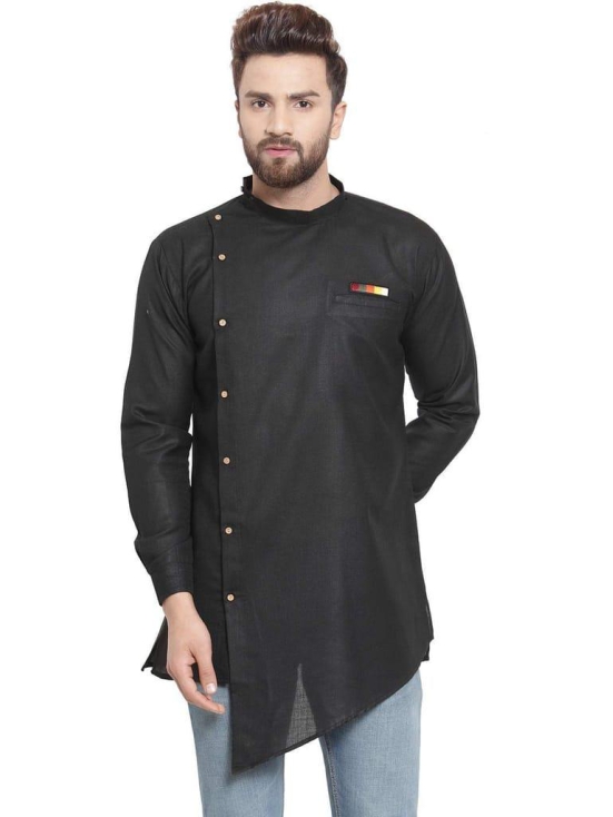 Banity Bey Men's Cotton Blend Regular Fit Kurta |Soft and Comfortable Kurta | Designer Kurta Special for Mens