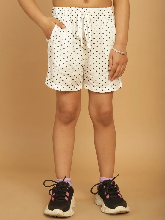 MINI & MING Girls Geometric Printed Low-Rise Shorts