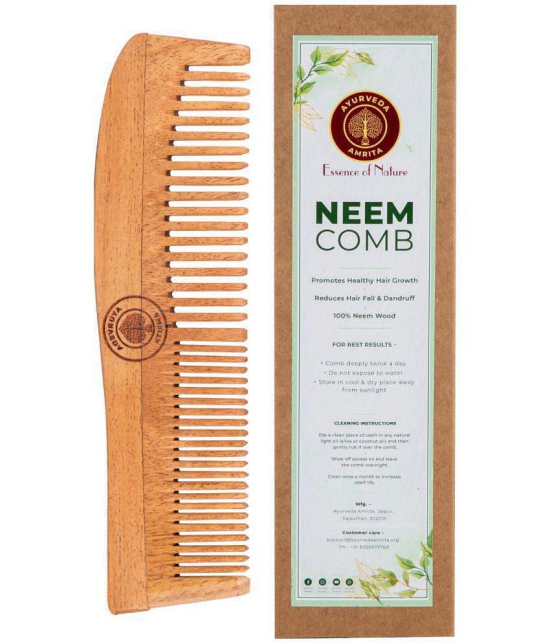 Ayurveda Amrita - Wide Tooth Comb For All Hair Types ( Pack of 1 )