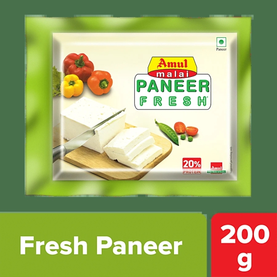 Amul Fresh Paneer, 200 Gm, 1 Pc