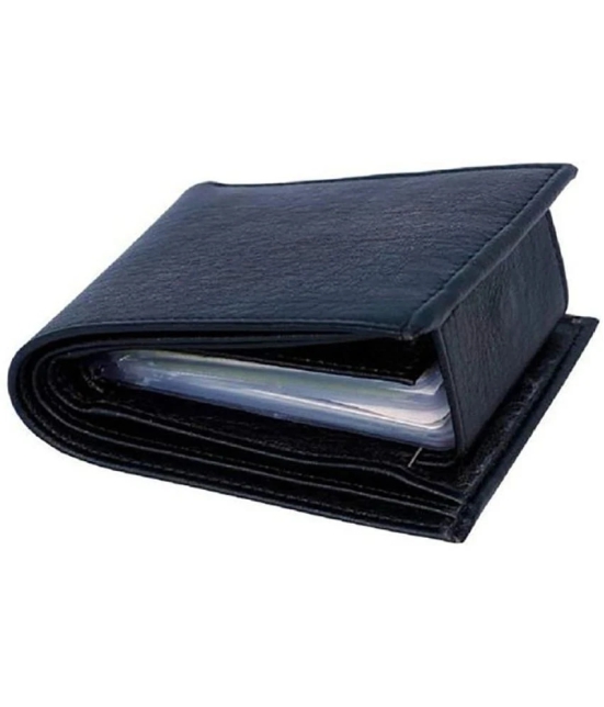 Sambhav Deals Black PU Mens Regular Wallet ( Pack of 1 ) - Black