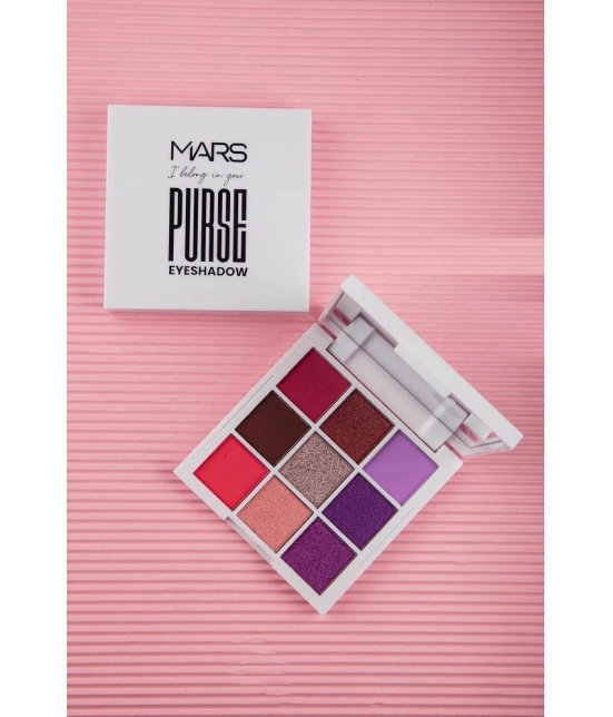 MARS 9 Multi-Color Matte Finish Eye Palette, (Shade-Shimmery Finish)