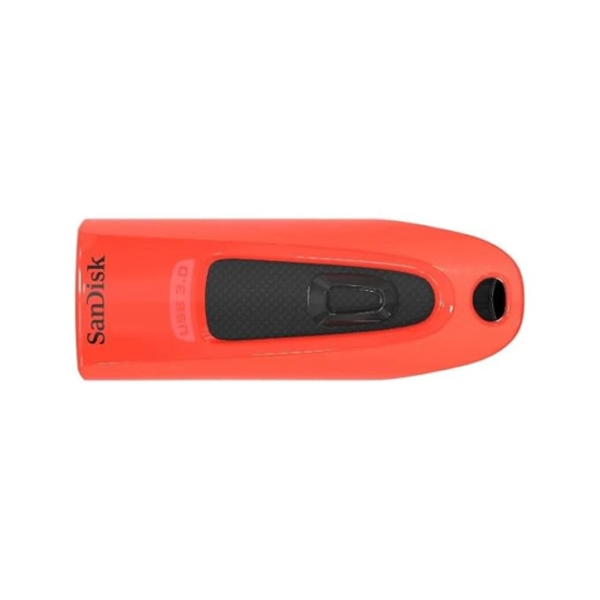 SanDisk Ultra USB 3.0 Flash Drive, CZ48 64GB, USB3.0, Red, Up to 130MB/s, Stylish Sleek Design, 5Y