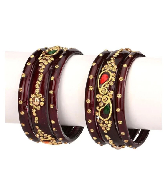 Somil Bridal Wedding Collection Party Festival & Bangle Set Designer Ornamented-N30_2.4 - None