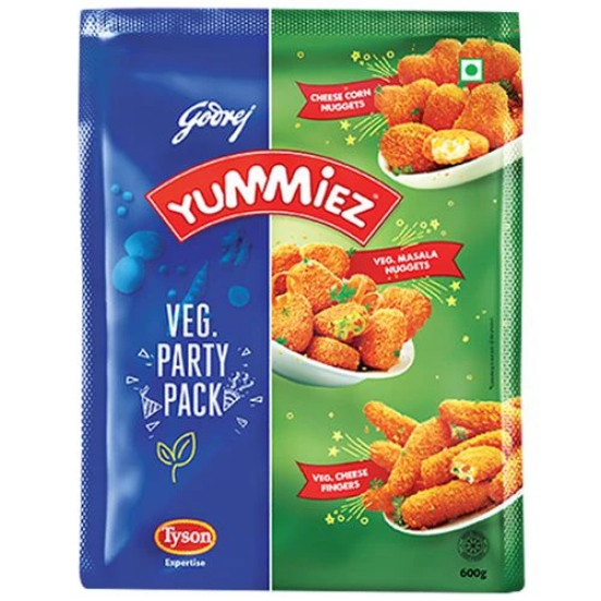 Goorej Yummiez Veg Party Pack, 600 Gm