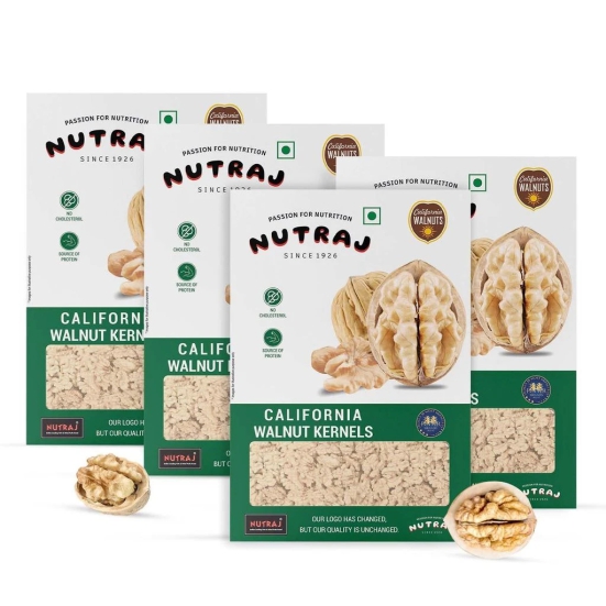 Nutraj California Walnut Kernels 1 Kg (250g X 4)