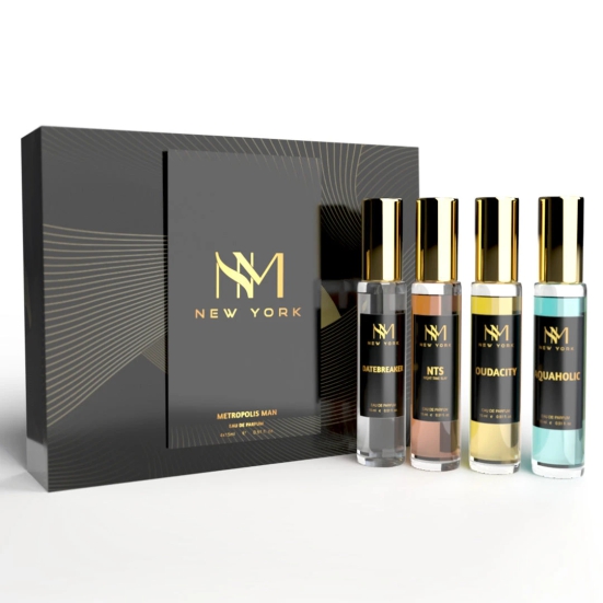 NM New York Metropolis Man Luxury Perfume Set - For Him