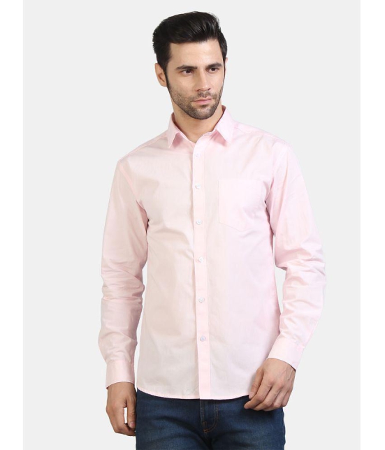 Life Roads - Pink Cotton Slim Fit Men's Casual Shirt ( Pack of 1 ) - None