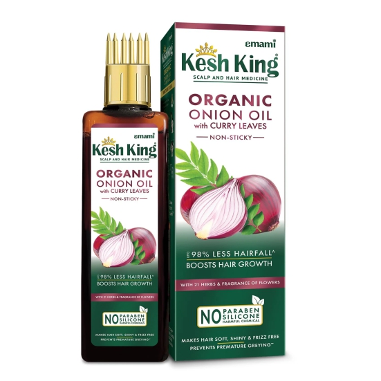 Kesh King Ayurvedic Onion Oil with 21 Herbs 200ml-Kesh King Ayurvedic Onion Oil with 21 Herbs 200ml