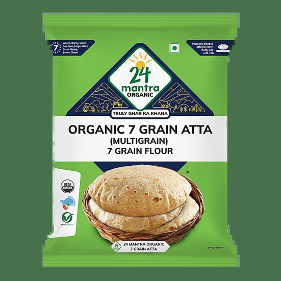 24 Mantra 7 Grain Atta, 1 Kg