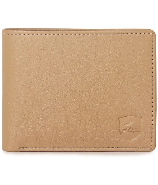 samtroh Beige PU Mens Regular Wallet ( Pack of 1 ) - Beige