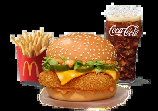 McSpicy Premium Burger Veg Combo