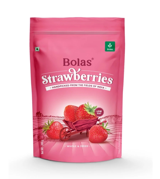 Bolas Dried Strawberries, 200 Gm