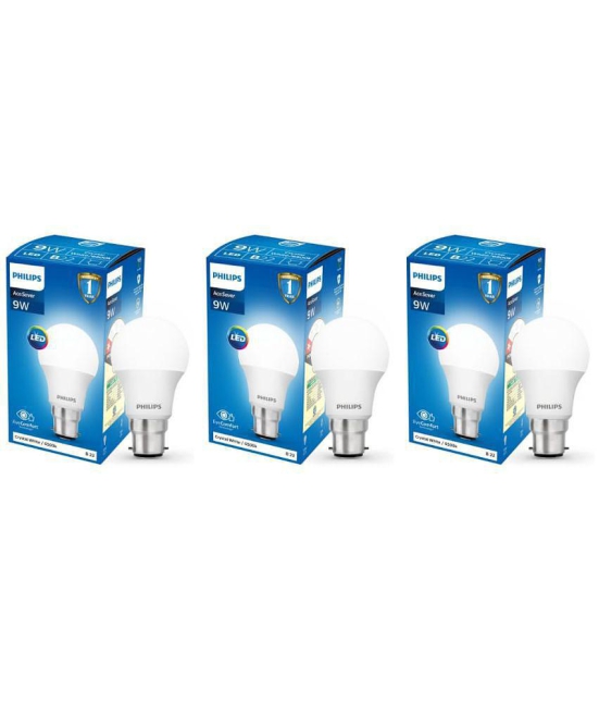 Philips 9w Cool Day light LED Bulb ( Pack of 3 )