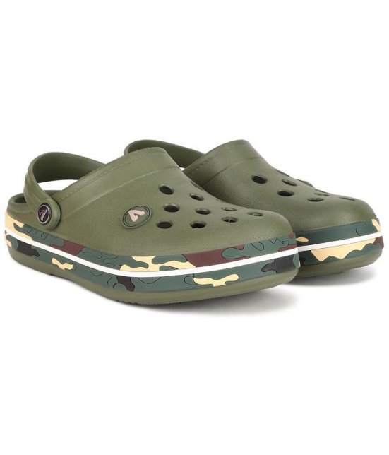 Aqualite - Olive Mens Clogs - None